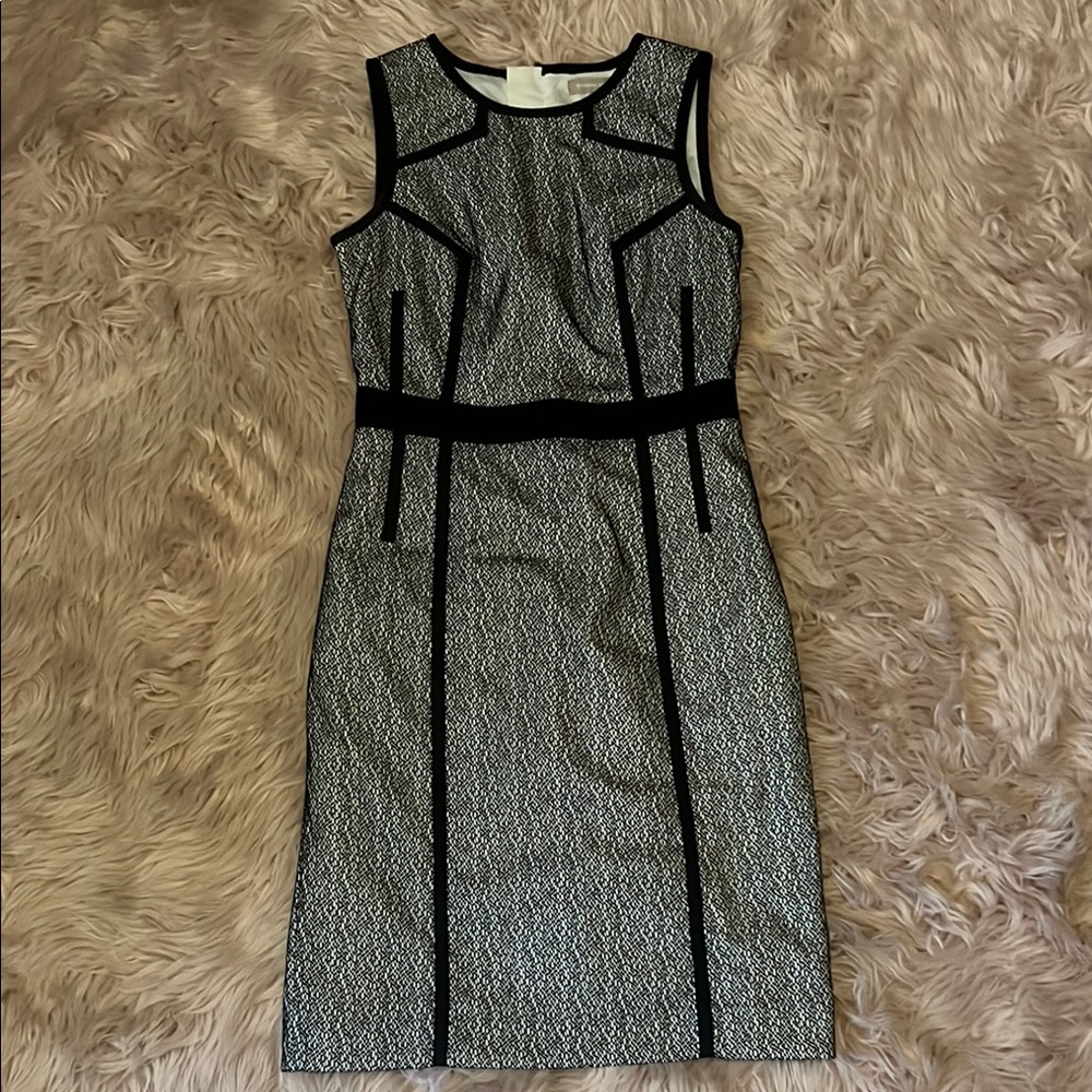 Banana Republic Black and White Mini Dress